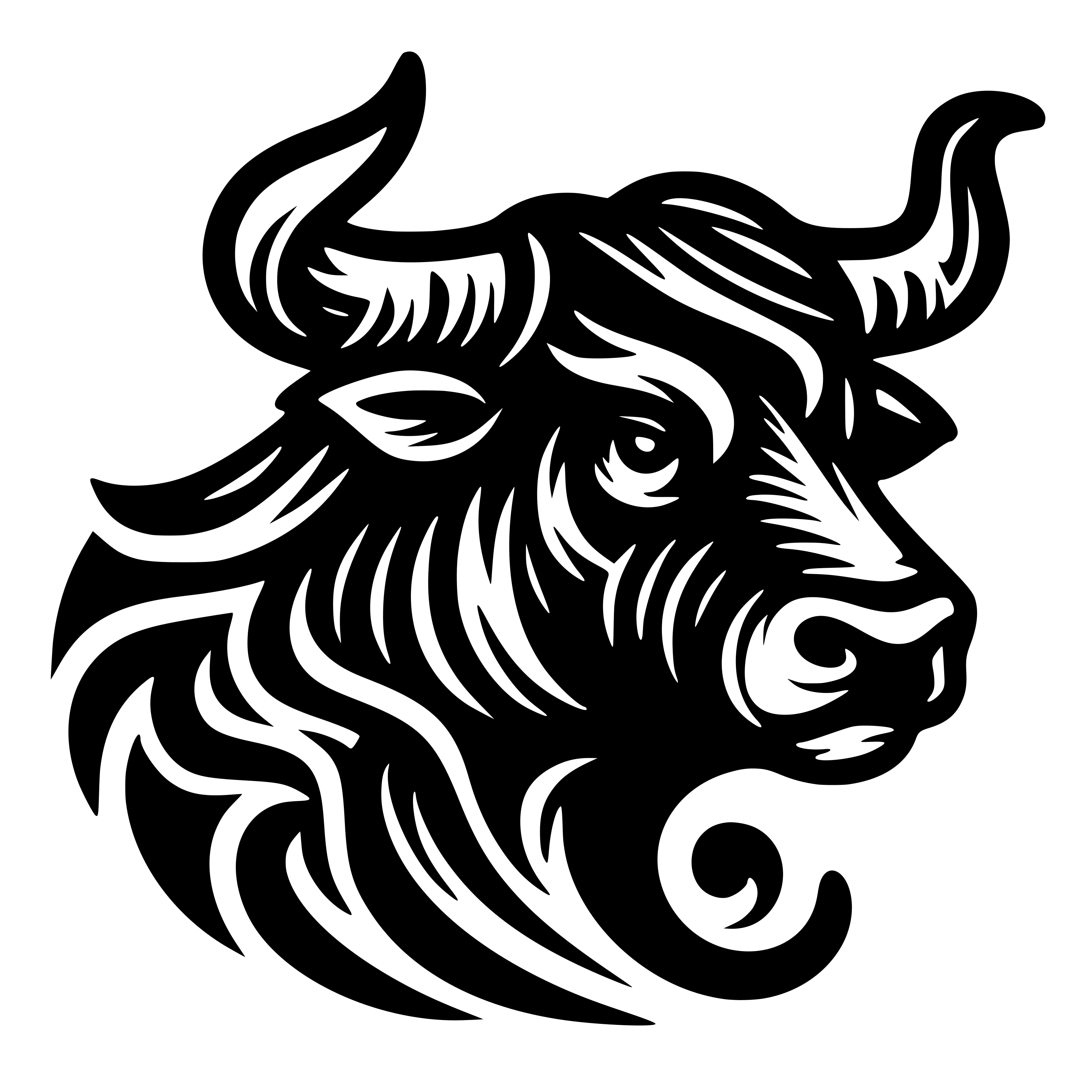 Bull Head SVG free