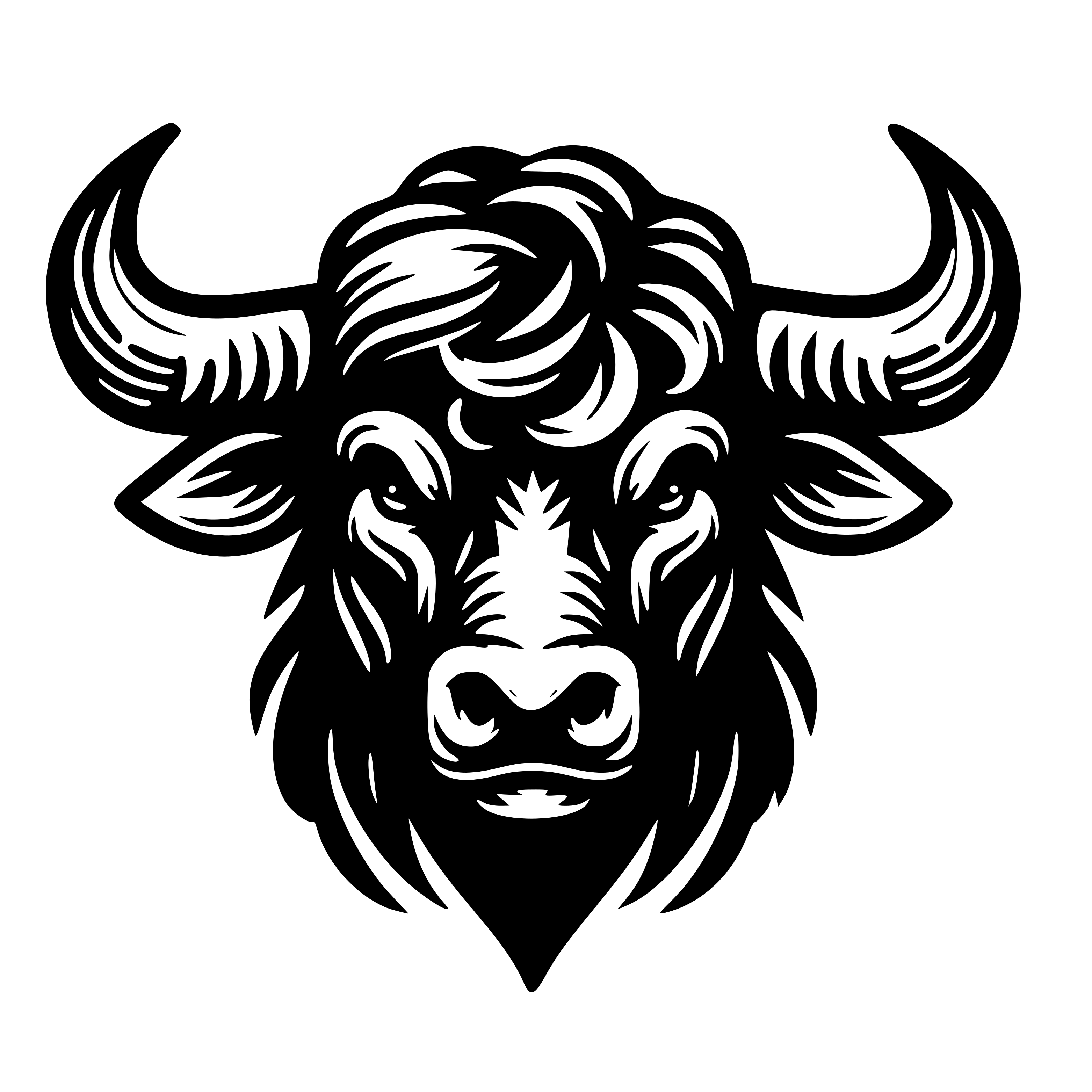 Bull Head Svg free