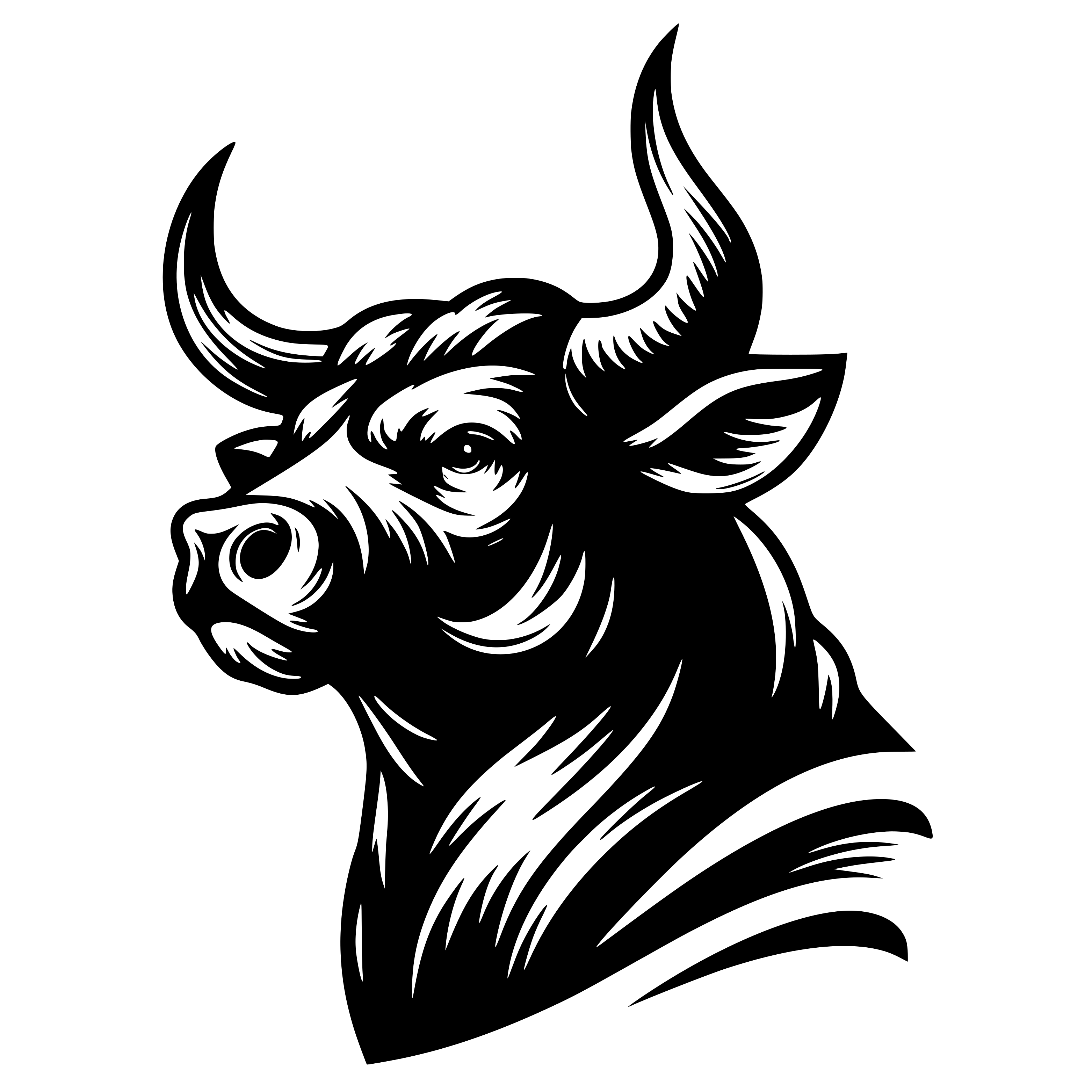 Bull SVG free