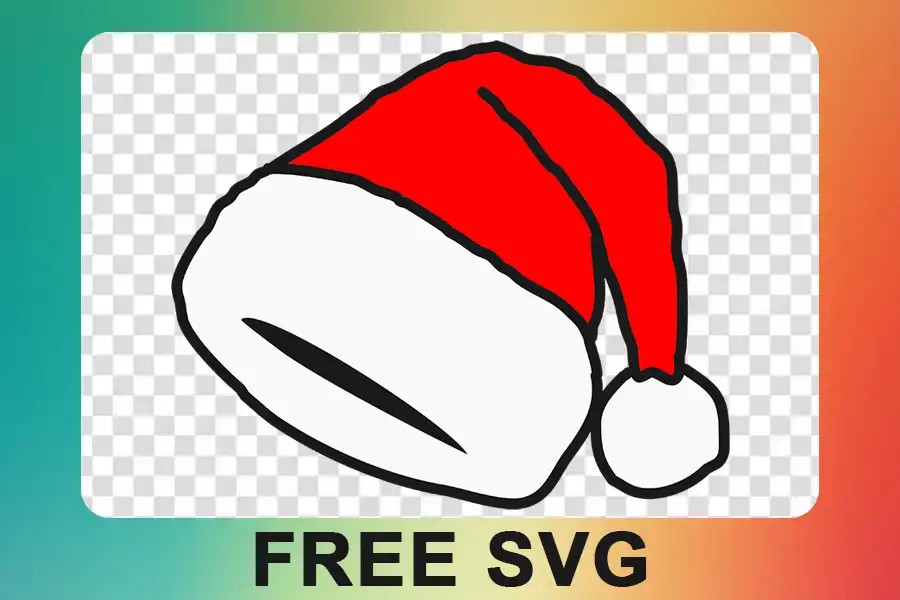 Christmas Hat Svg download Christmas Hat Svg free
