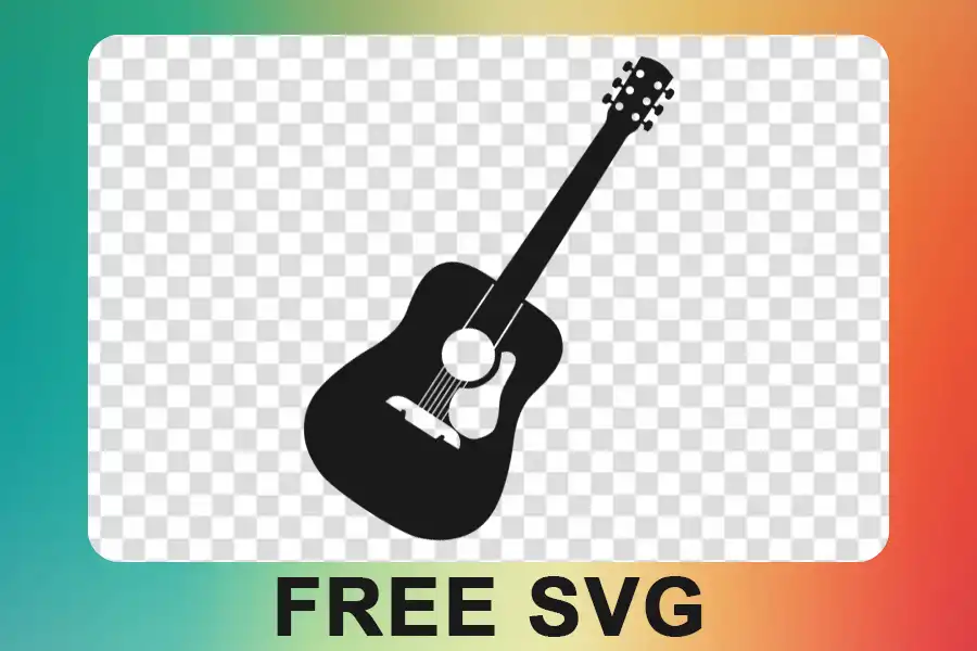 Classical Guitar Svg free