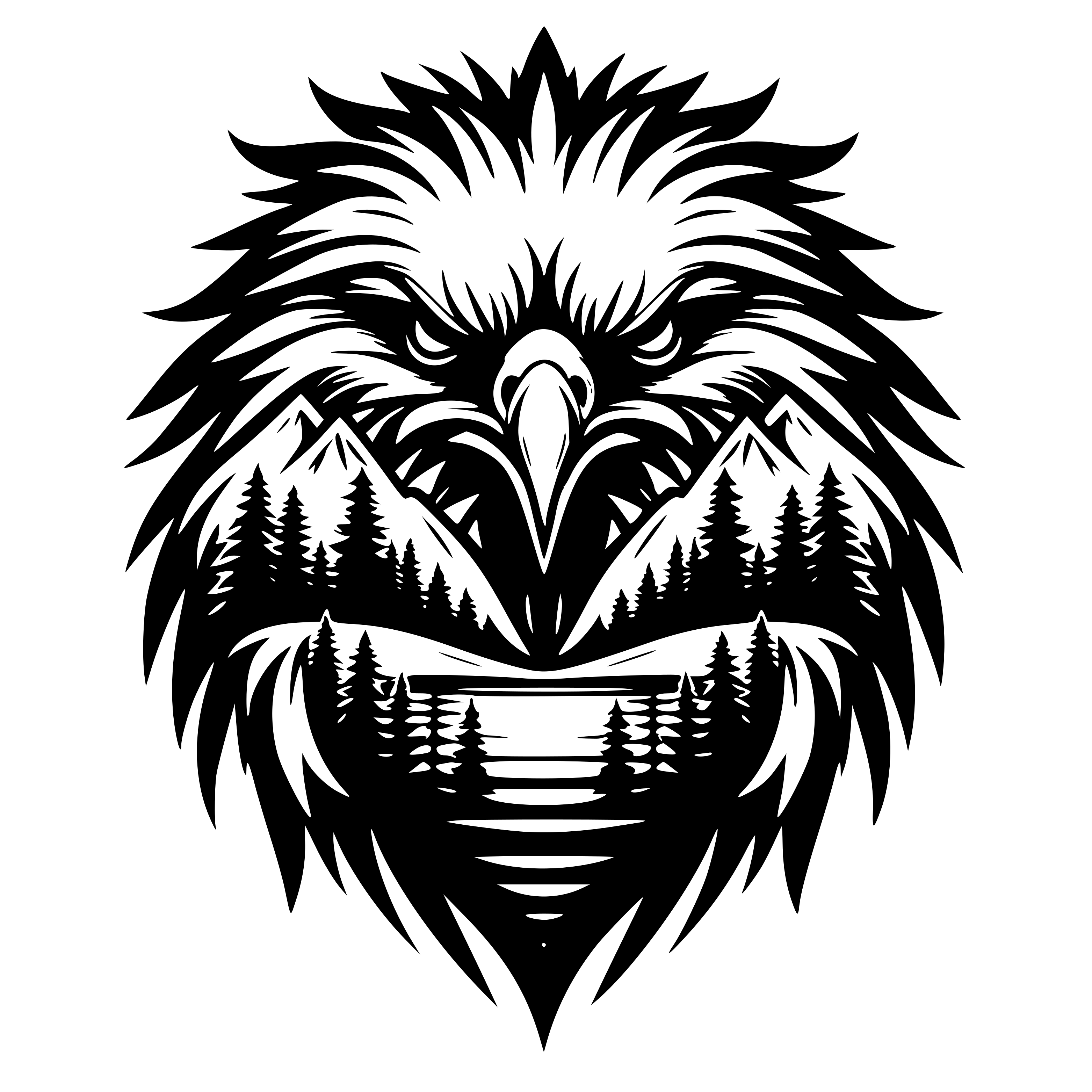 Eagle Head SVG free