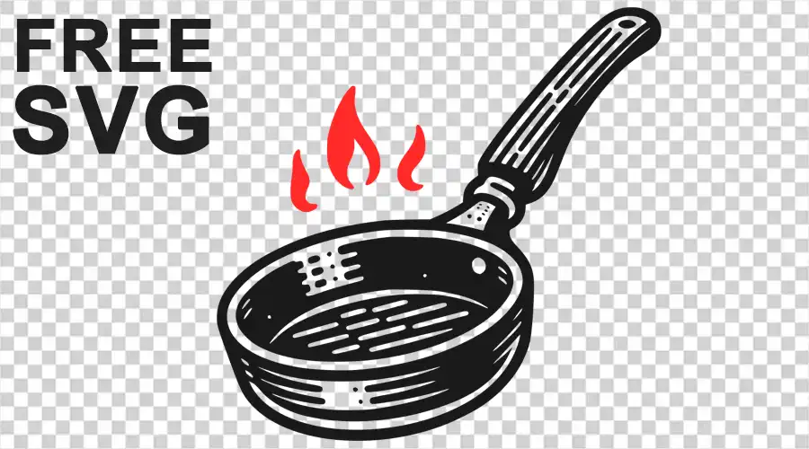 Frying Pan Svg free