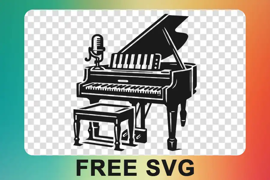 Piano Svg free