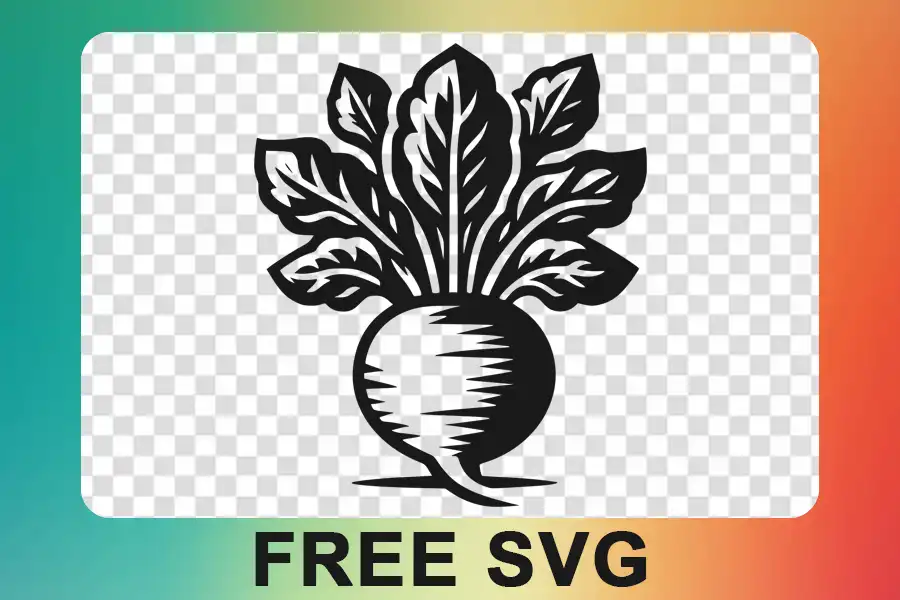 Radish Silhouette Svg download Radish Silhouette Svg free