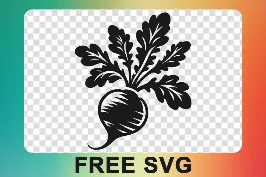 Radish Silhouette Svg download Radish Silhouette Svg free