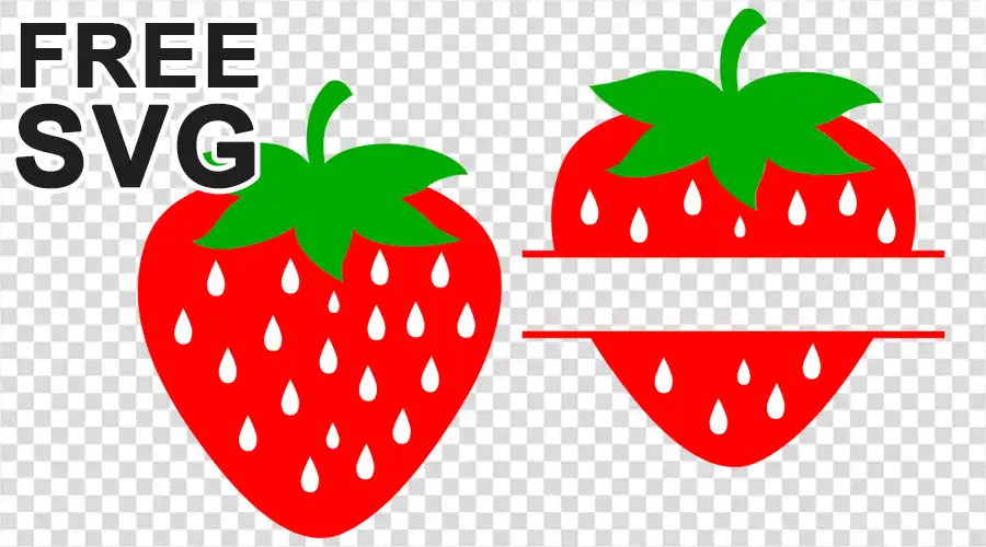 Strawberry Monogram Svg download Strawberry Monogram Svg free