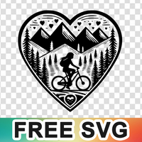 Girl Bicycle Rider Svg