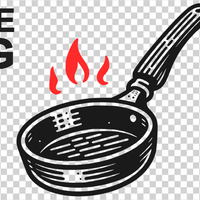 Frying Pan Svg